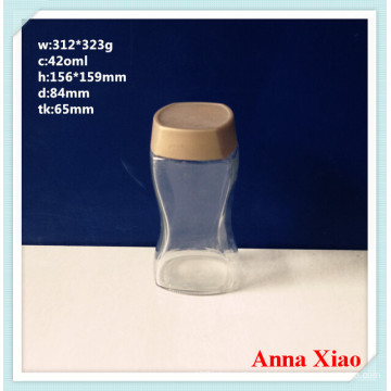 420ml Glass Coffee Jars with The Plastic Cap